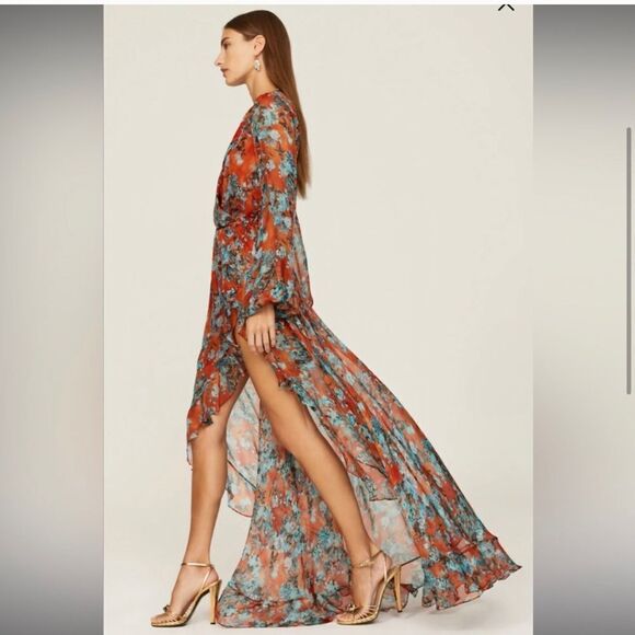 Caroline Costas Vivian Gown Small - Picture 3 of 6